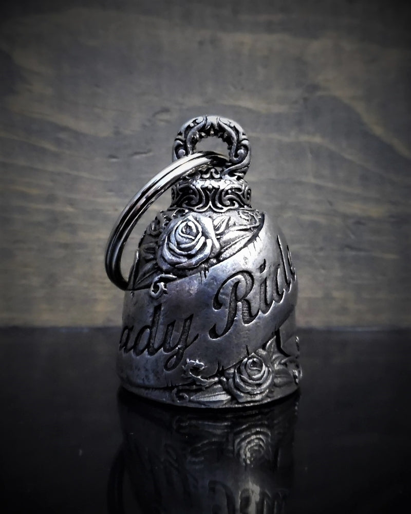 Freedom Rider Bell Lady Rider Bell - Pewter with Nickel Ring & Pouch