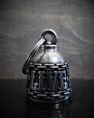BB-89 Live To Ride Bell-Bravo Bells-Daniel Smart Mfg - Retail