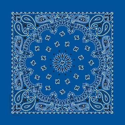BD2501 Bandana Paisley Royal-Bandanas-Daniel Smart Mfg - Retail