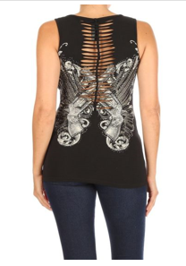 Black Edgy - Women's Tank Top-Womens Shirts-Daniel Smart Mfg - Retail