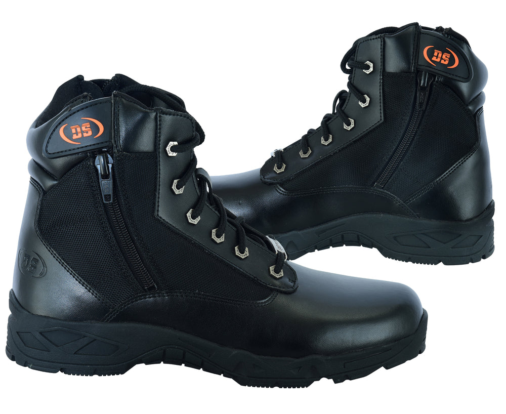 Black Ops - Men's Leather Motorcycle Boots-Mens Motorcycle Boots-Daniel Smart Mfg - Retail