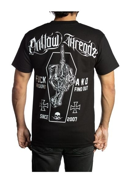 BlackCoffin - Men's Motorcycle T-shirt-Mens Shirts-Daniel Smart Mfg - Retail