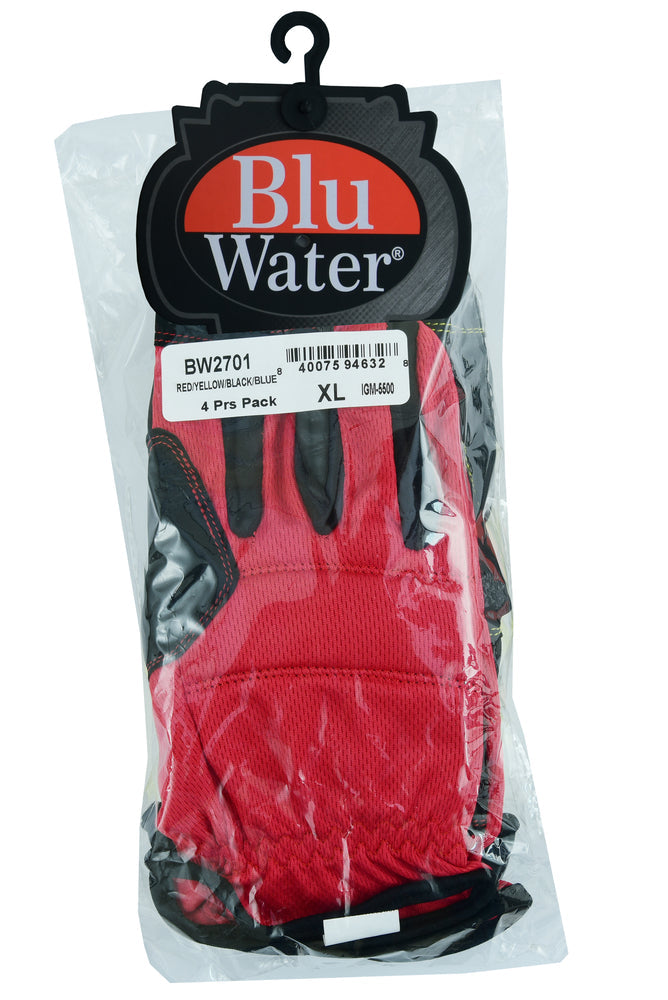 BW2701 4 Pack Multi/General Purpose Gloves-Daniel Smart Mfg - Retail