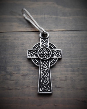 BZP-21 Celtic Cross Zipper Pull-Zipper Pulls-Daniel Smart Mfg - Retail