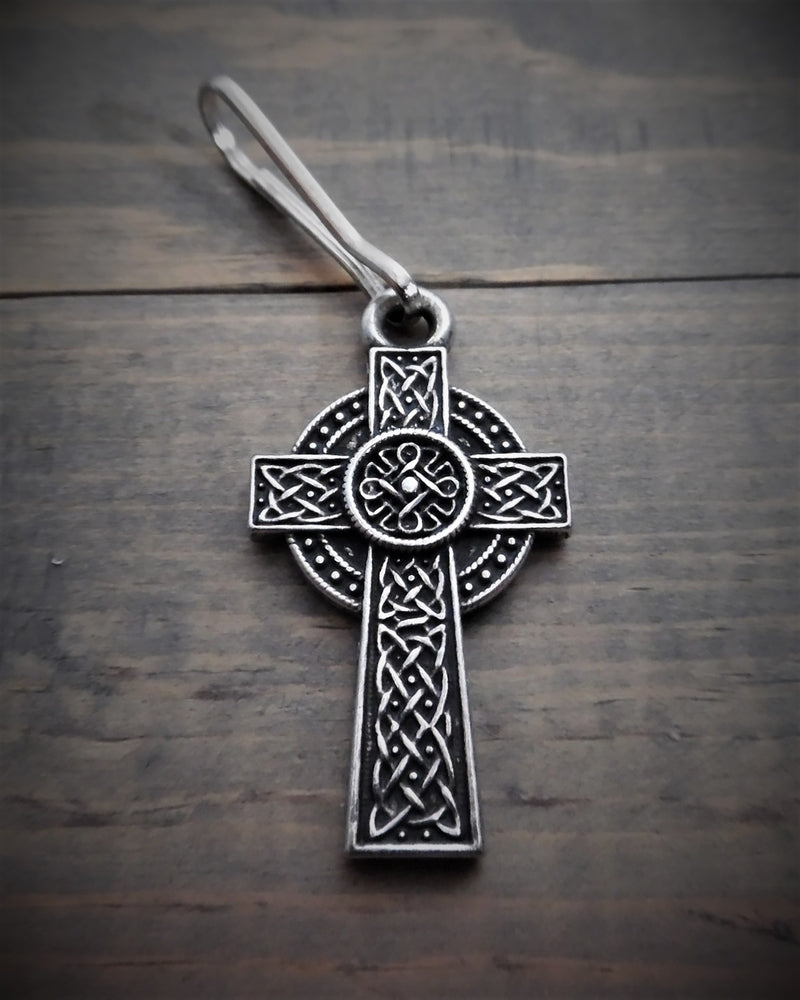 BZP-21 Celtic Cross Zipper Pull-Daniel Smart Mfg - Retail