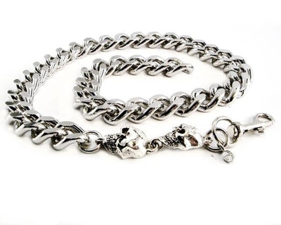 CH33SKXL-22 Monster Leash Necklace with Skull 22"-Necklaces/ Chokers-Daniel Smart Mfg - Retail