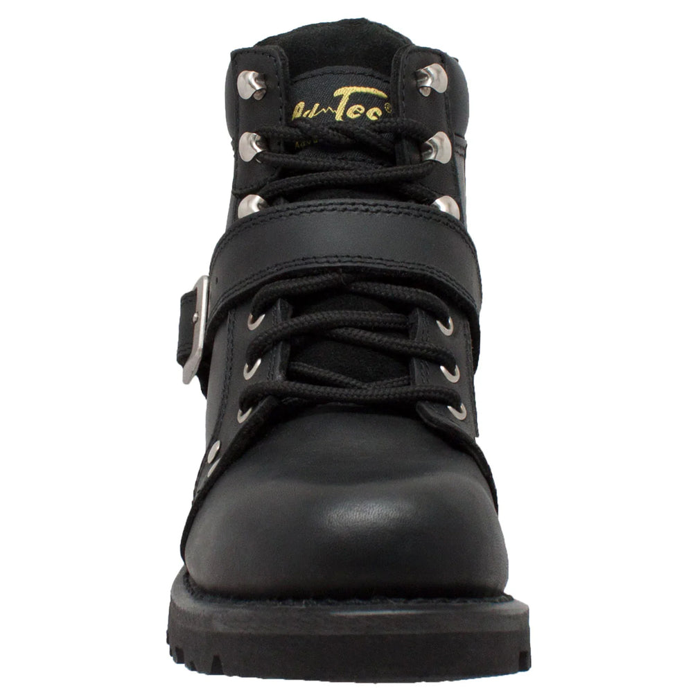 Cindra - Women's Leather Motorcycle Boots-Womens Motorcycle Boots-Daniel Smart Mfg - Retail