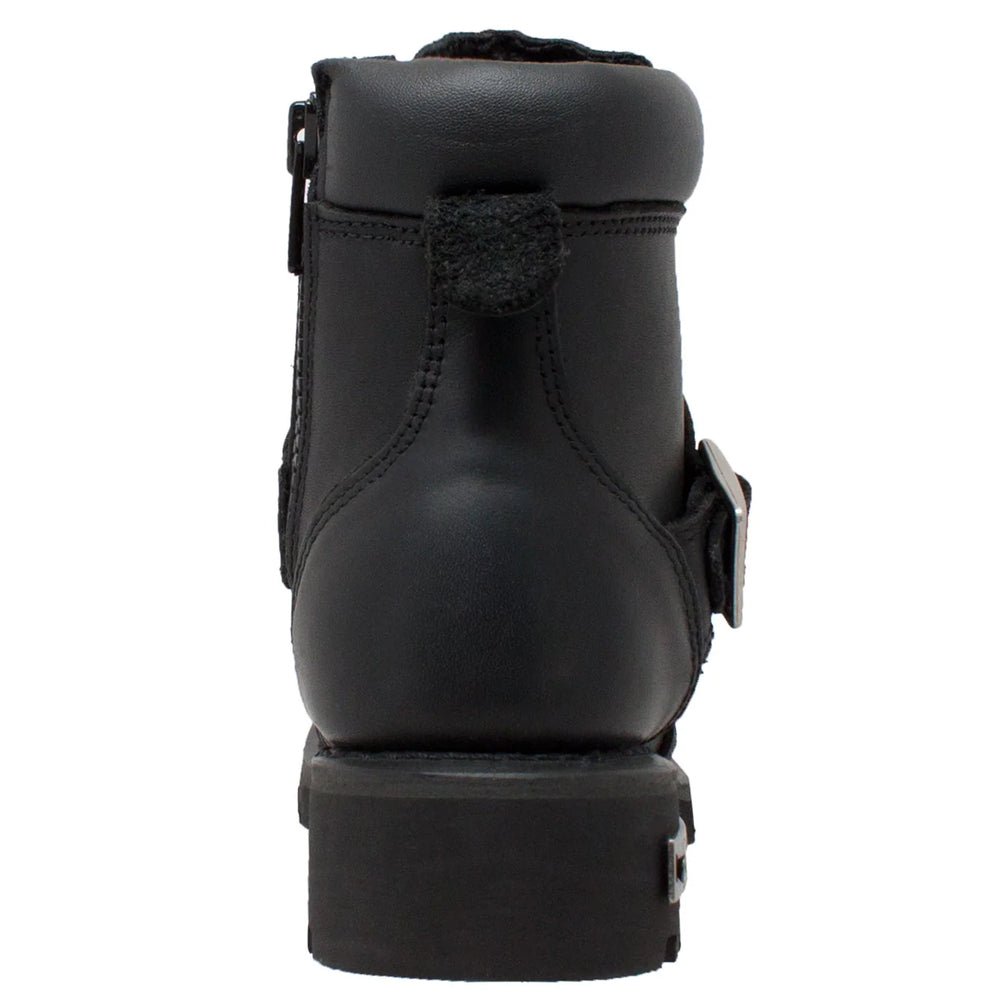 Cindra - Women's Leather Motorcycle Boots-Womens Motorcycle Boots-Daniel Smart Mfg - Retail
