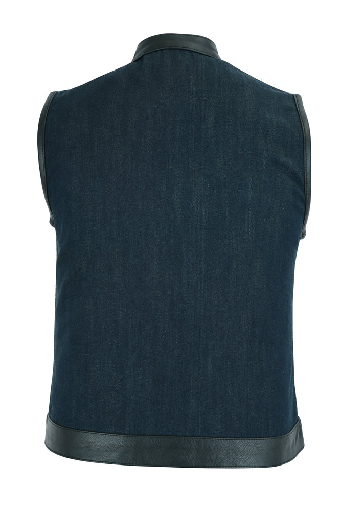 Connor - Women's Denim Vest-Womens Denim Vests-Daniel Smart Mfg - Retail