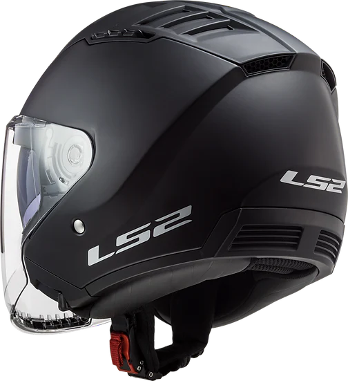 Copter Solid Open Face Motorcycle Helmet W/ SunShield Matte Black-Daniel Smart Mfg - Retail