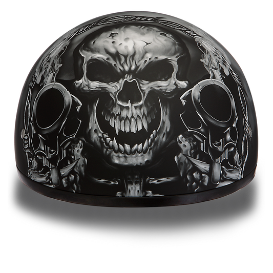 D6-G D.O.T. DAYTONA SKULL CAP - W/ GUNS-Daniel Smart Mfg - Retail