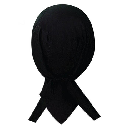 DELUXE-CDLX50 Solid Black - Danbanna Deluxe-Headwraps-Daniel Smart Mfg - Retail