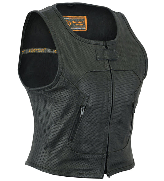 DS002 Women's Updated Perforated SWAT Team Style Vest-Daniel Smart Mfg - Retail