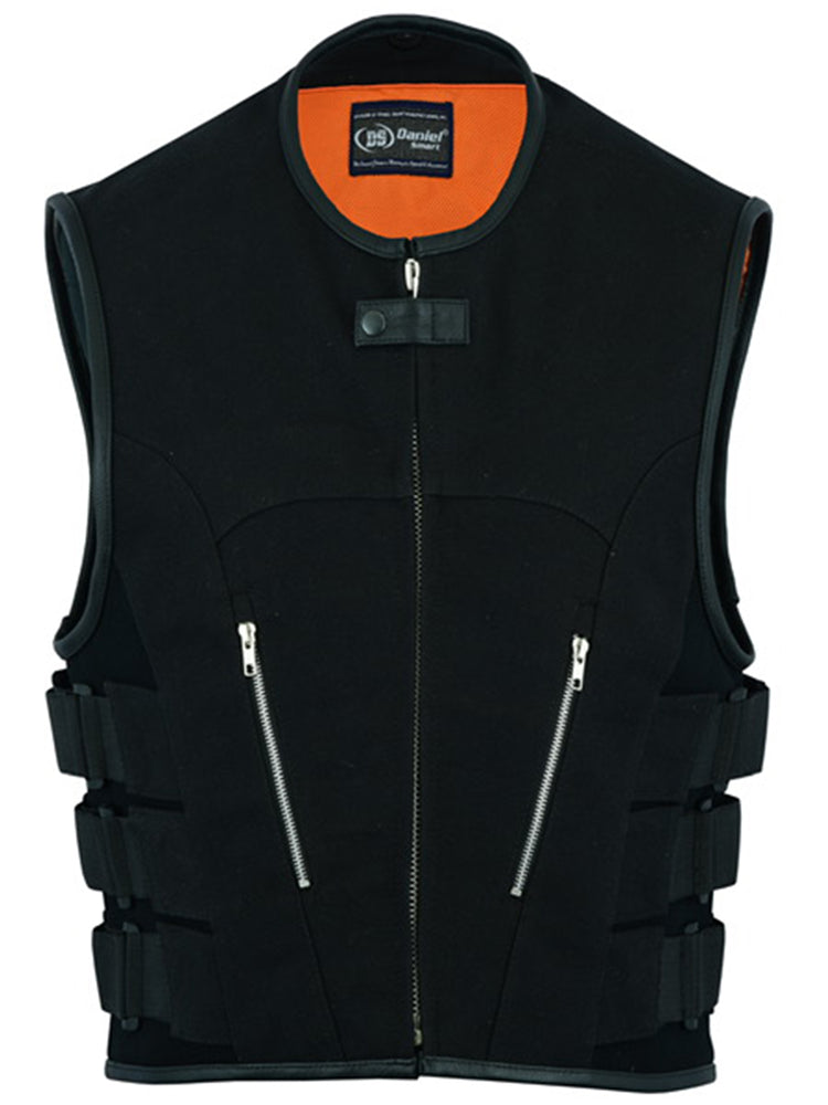 DS006 Men's Updated Canvas SWAT Team Style Vest-Daniel Smart Mfg - Retail