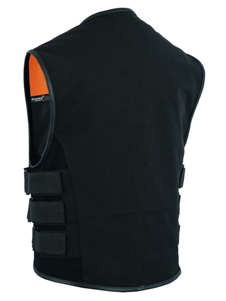 DS006 Men's Updated Canvas SWAT Team Style Vest-Daniel Smart Mfg - Retail