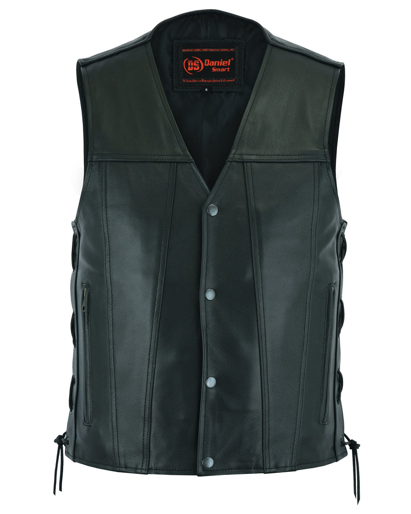 DS105 Men's Single Back Panel Concealed Carry Vest-Daniel Smart Mfg - Retail