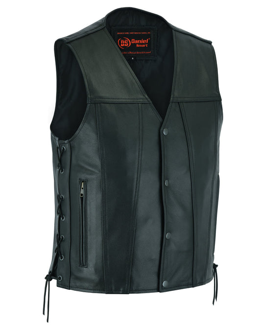 DS105 Men's Single Back Panel Concealed Carry Vest-Daniel Smart Mfg - Retail