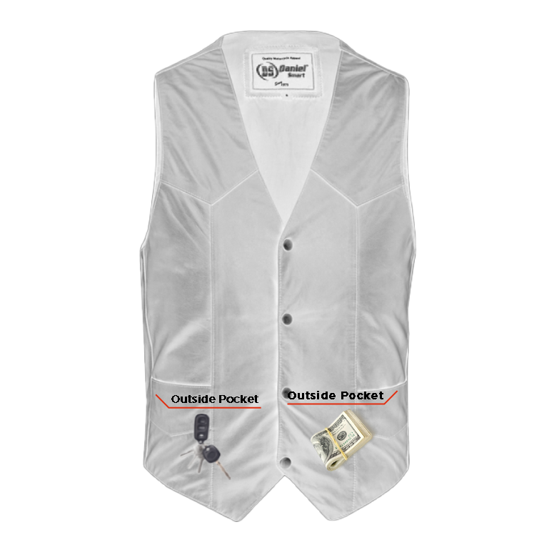 DS109 Men's Traditional Light Weight Vest-Daniel Smart Mfg - Retail