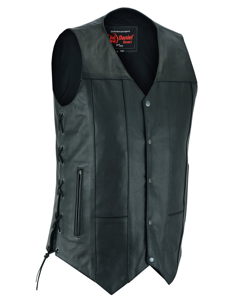 DS144TALL Men's Ten Pocket Utility Vest - TALL-Daniel Smart Mfg - Retail