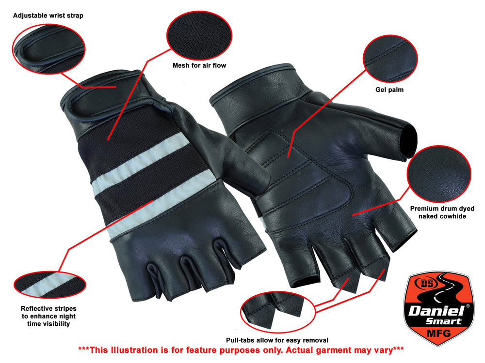 DS15 Traditional Fingerless Glove-Daniel Smart Mfg - Retail