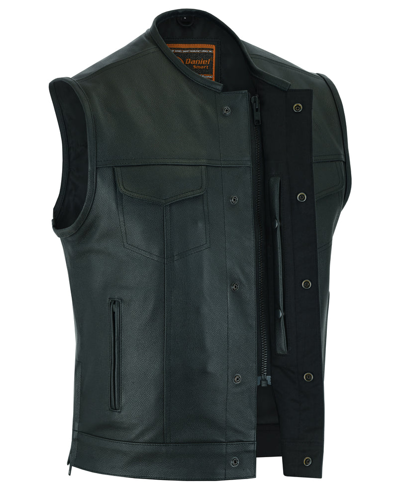 DS177 Upgraded Style Gun Pockets, Hidden #10" Black Metal Zipper, Side Zippers-Daniel Smart Mfg - Retail