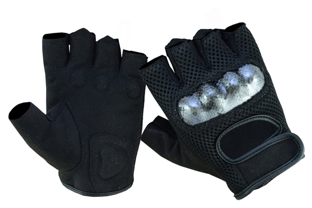 DS19 Sporty Mesh Fingerless Glove-Daniel Smart Mfg - Retail