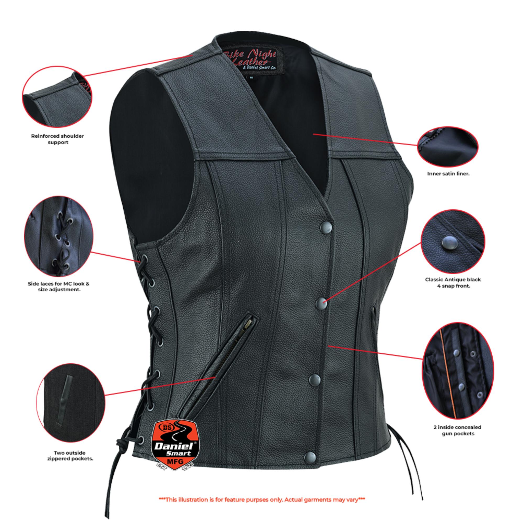 DS203 Her Miles Single Panel Concealment Vest-Daniel Smart Mfg - Retail