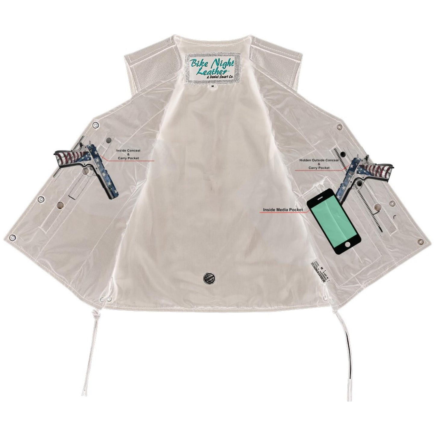 DS203 Her Miles Single Panel Concealment Vest-Daniel Smart Mfg - Retail