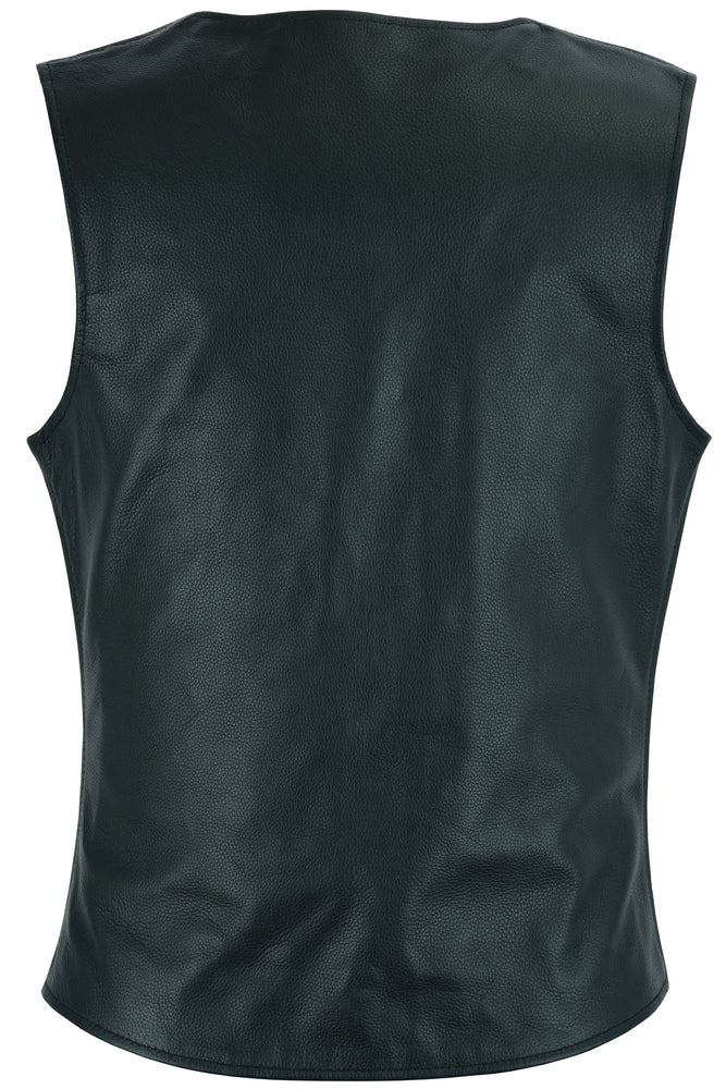 DS204 Women's Stylish Longer Body 3/4 Vest - Plain Sides-Daniel Smart Mfg - Retail