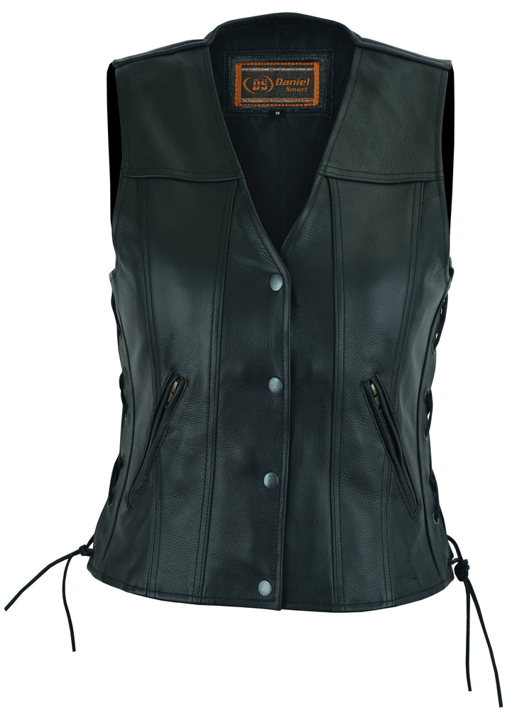 DS205 Women's Single Back Panel Concealed Carry Vest-Daniel Smart Mfg - Retail