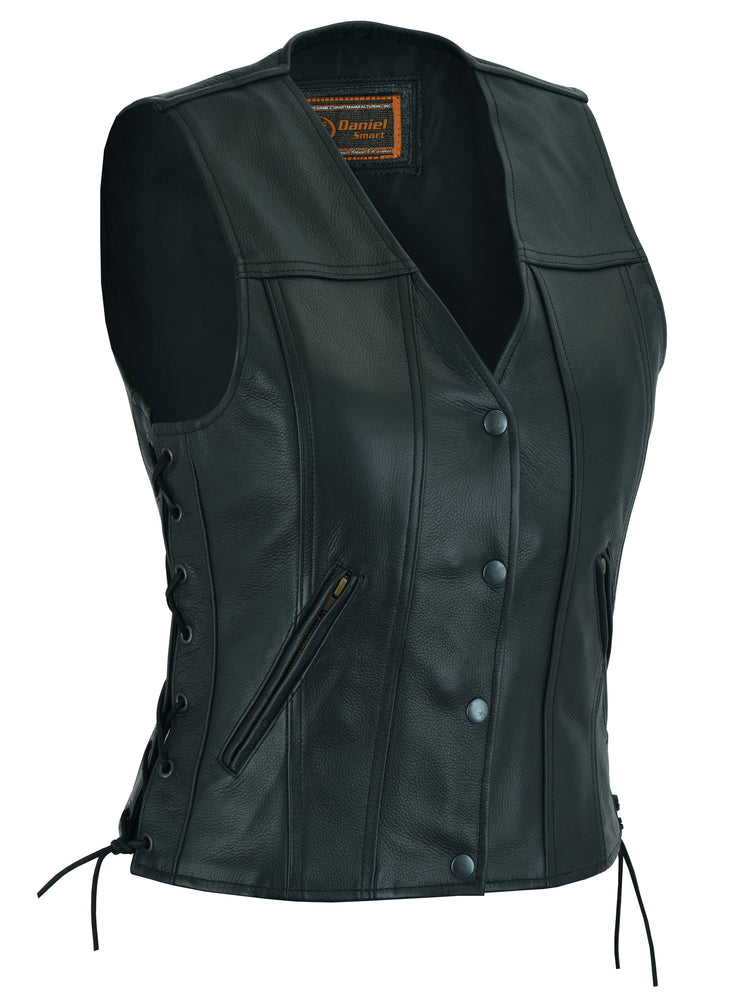 DS205 Women's Single Back Panel Concealed Carry Vest-Daniel Smart Mfg - Retail