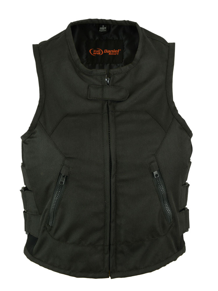 DS212BK Women's Textile Updated SWAT Team Style Vest-Daniel Smart Mfg - Retail