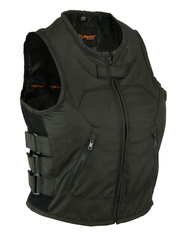 DS212BK Women's Textile Updated SWAT Team Style Vest-Daniel Smart Mfg - Retail