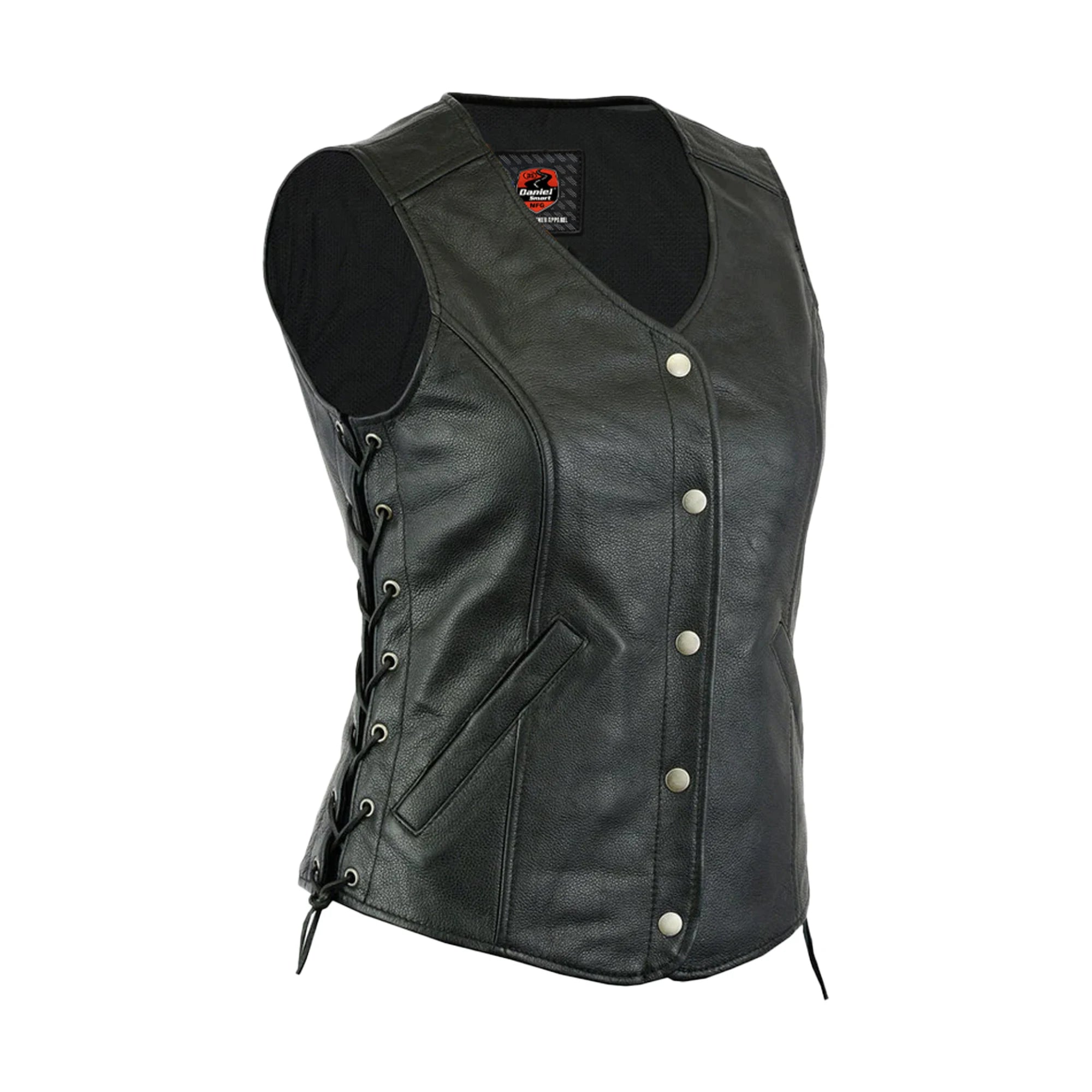 Regal Women's Leather Motorcycle Vest