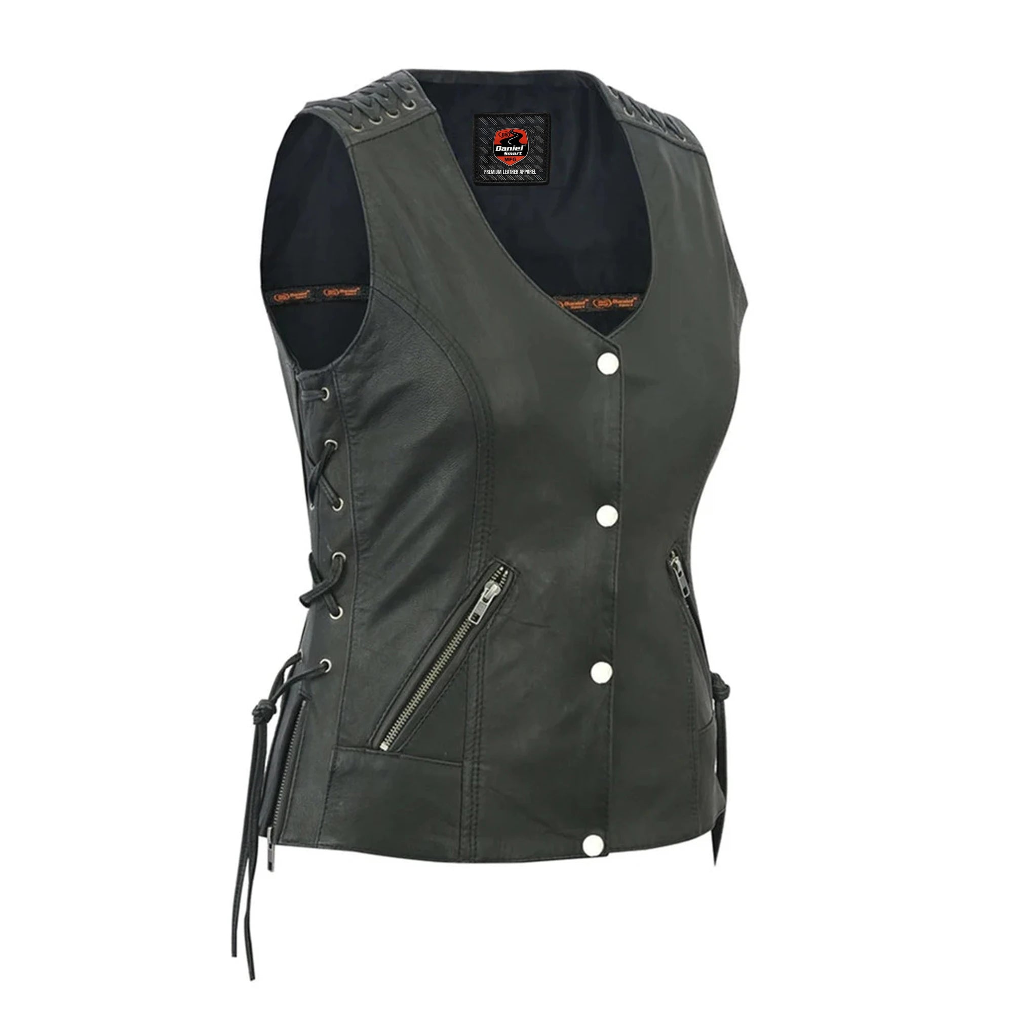 Valkyrie Women's Leather Motorcycle Vest