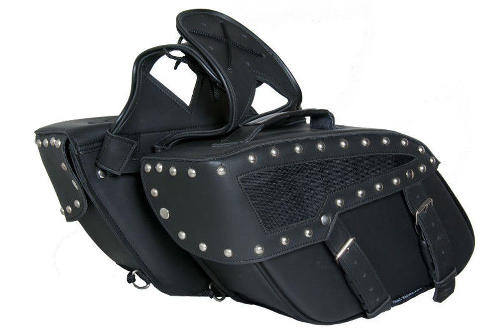 DS313S Two Strap Saddle Bag w/ Studs-Saddle Bags-Daniel Smart Mfg - Retail
