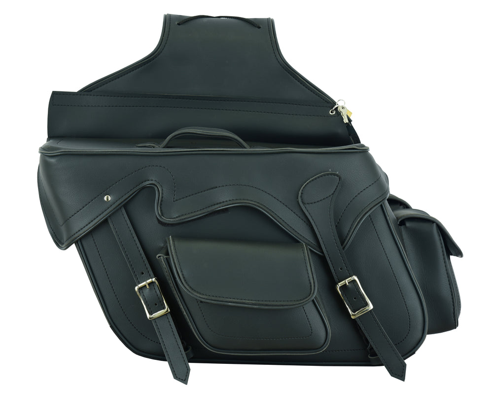 DS322 Two Strap Saddle Bag-Daniel Smart Mfg - Retail