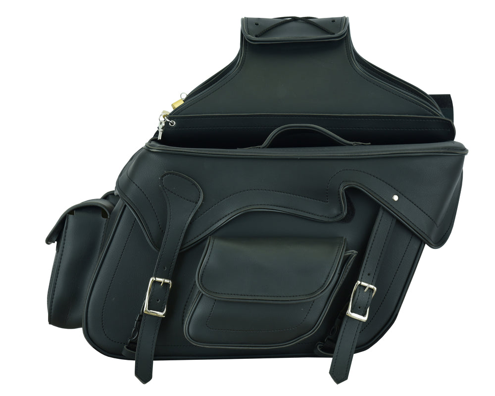 DS322 Two Strap Saddle Bag-Daniel Smart Mfg - Retail