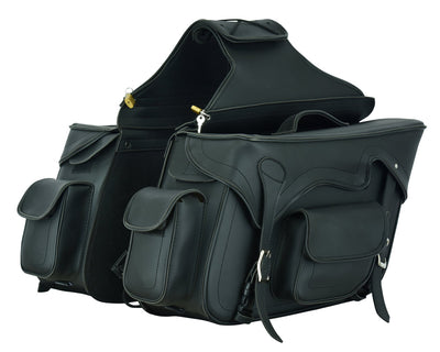 DS322 Two Strap Saddle Bag-Saddle Bags-Daniel Smart Mfg - Retail