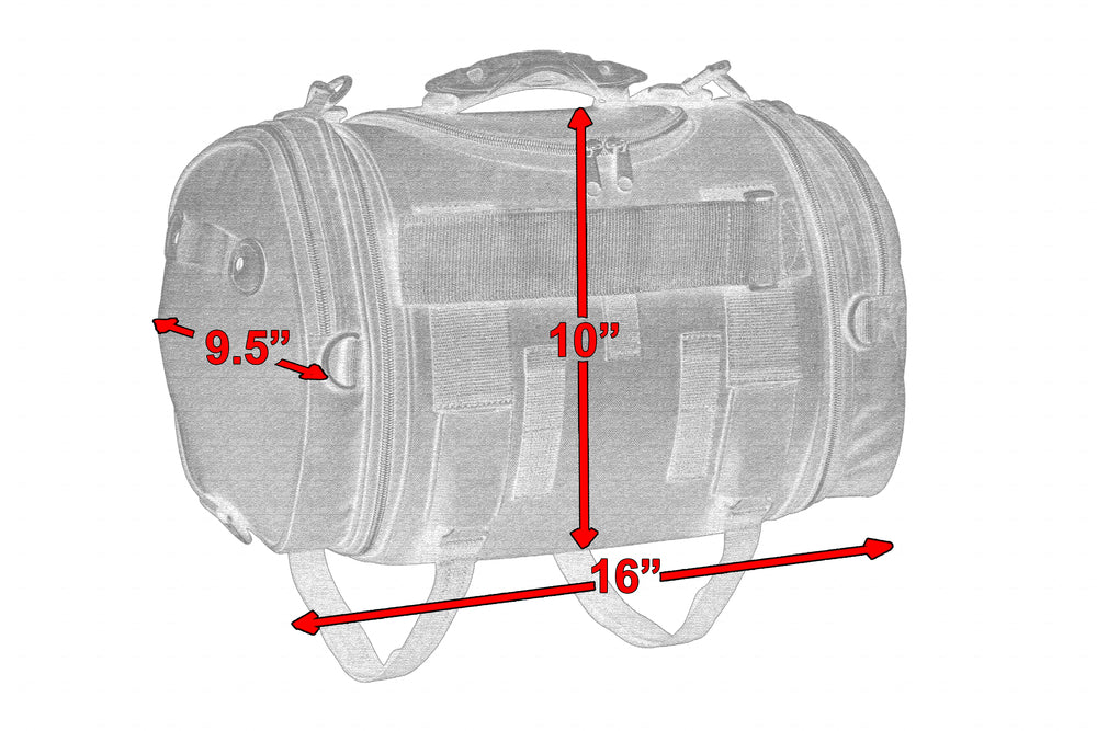 DS377 Modernized Cruising Sissy Bar Bag-Daniel Smart Mfg - Retail