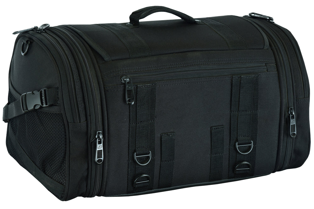 DS379 Modernize Cruising Premium Roll Bag-Sissy Bar Bags-Daniel Smart Mfg - Retail