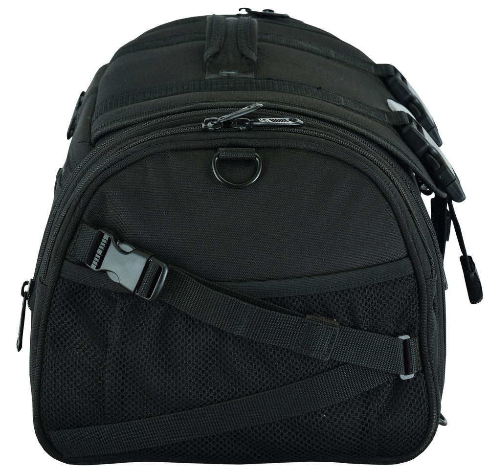 DS379 Modernize Cruising Premium Roll Bag-Sissy Bar Bags-Daniel Smart Mfg - Retail