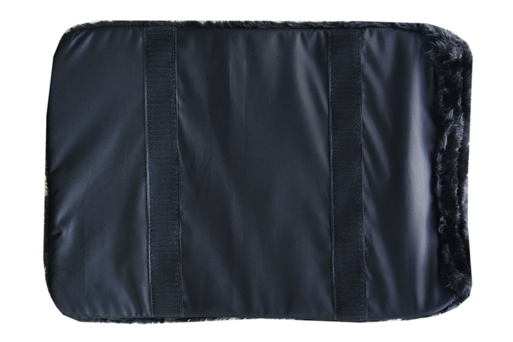 DS388 Daniel Smart Black Heavy Duty Textile Motorcycle Pet Carrier Si-Sissy Bar Bags-Daniel Smart Mfg - Retail