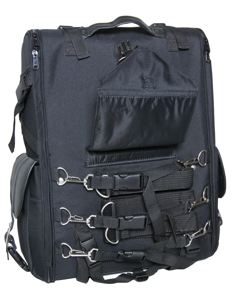 DS391S Updated Touring Sissy Bar Bag w/ Studs-Sissy Bar Bags-Daniel Smart Mfg - Retail