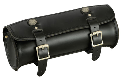 DS4001 Premium Large Leather Round Tool Bag-Tool Bags-Daniel Smart Mfg - Retail