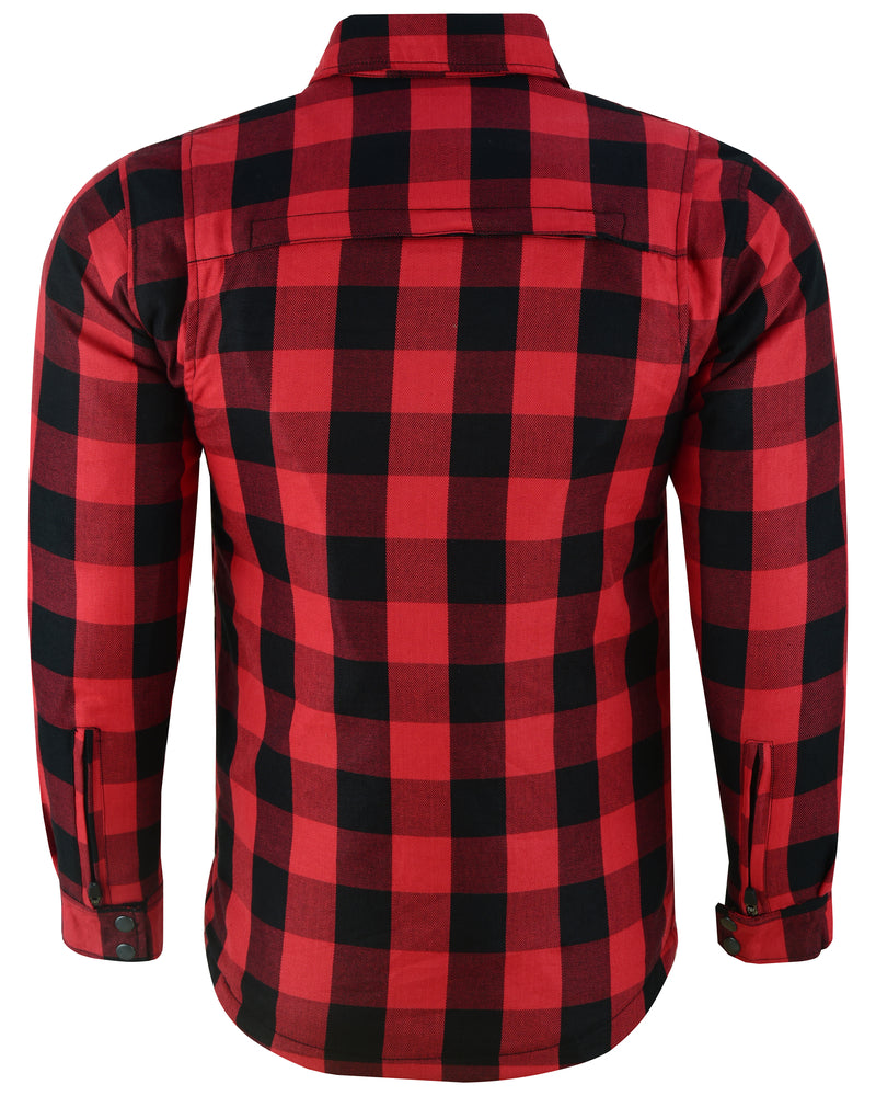 DS4671 Armored Flannel Shirt - Red-Daniel Smart Mfg - Retail