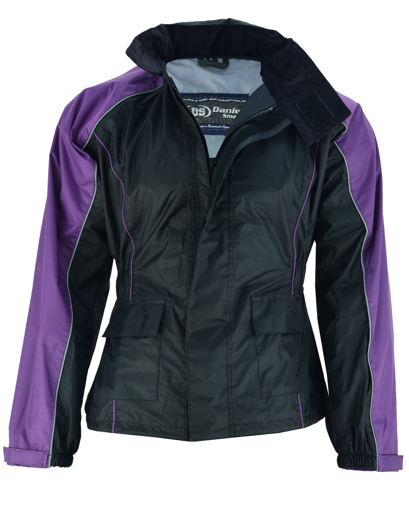 DS575PU Women's Rain Suit (Purple)-Daniel Smart Mfg - Retail