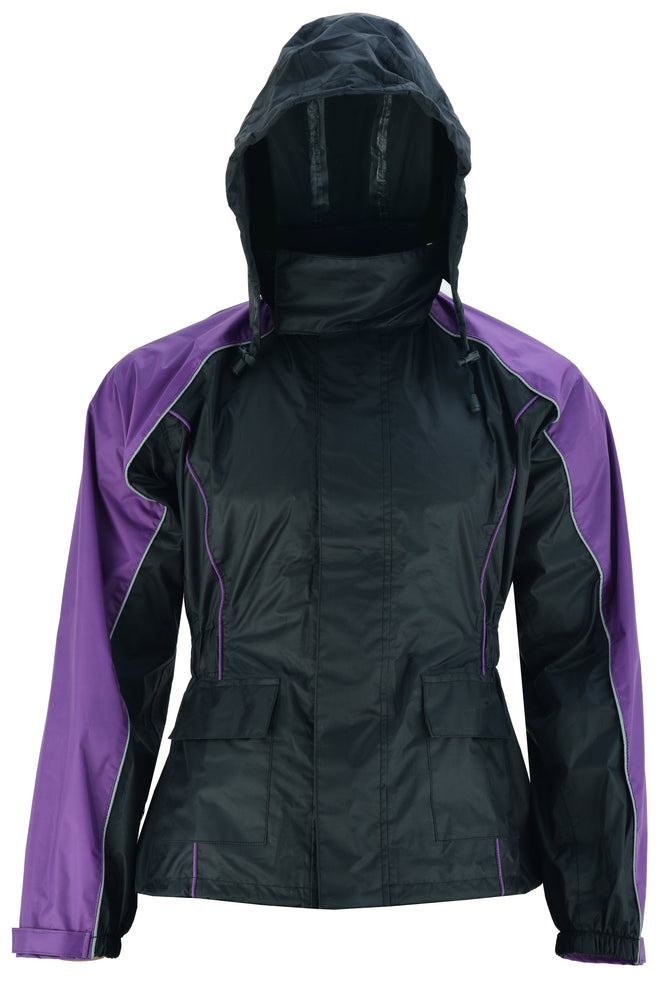 DS575PU Women's Rain Suit (Purple)-Daniel Smart Mfg - Retail