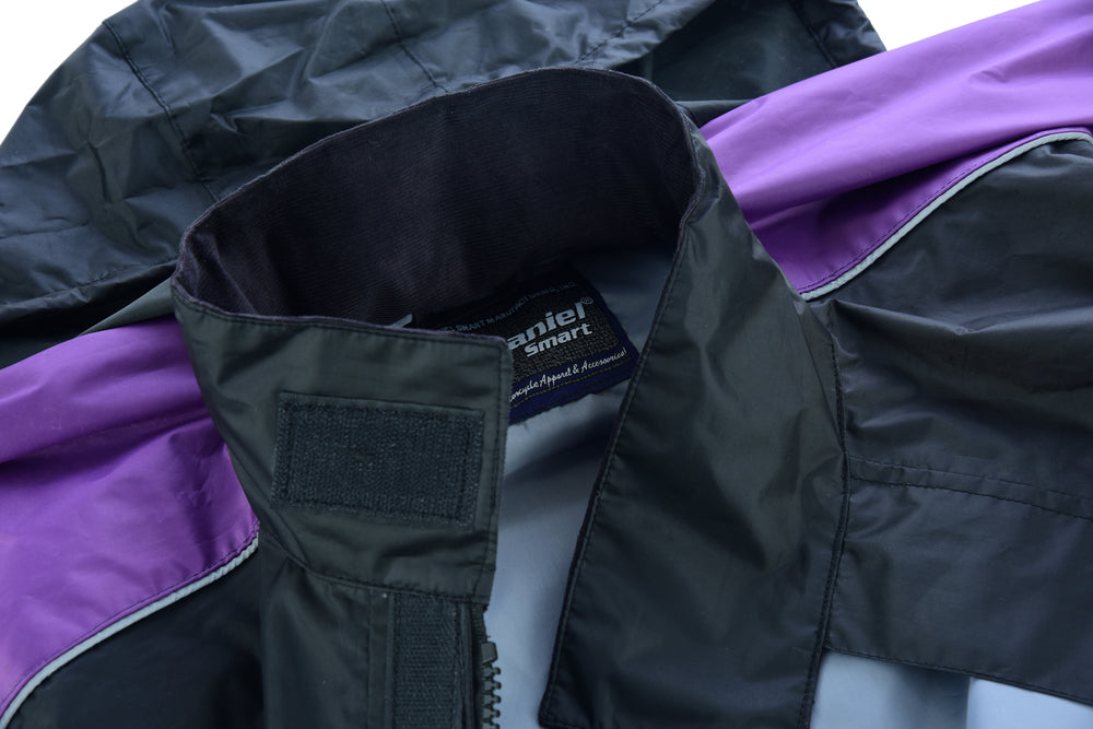 DS575PU Women's Rain Suit (Purple)-Rain Suits-Daniel Smart Mfg - Retail