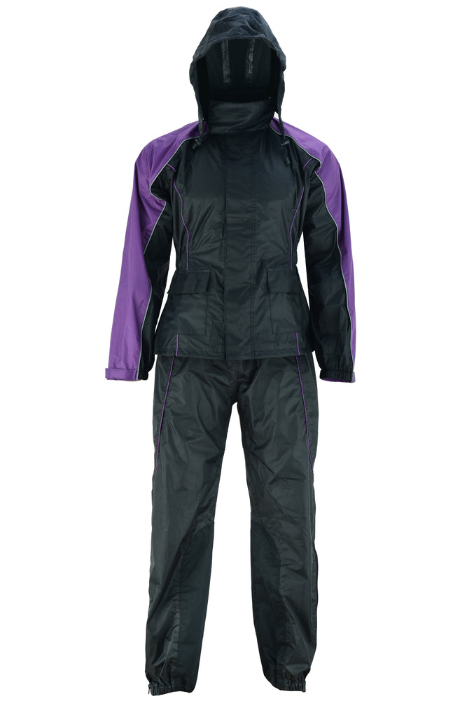 DS575PU Women's Rain Suit (Purple)-Daniel Smart Mfg - Retail